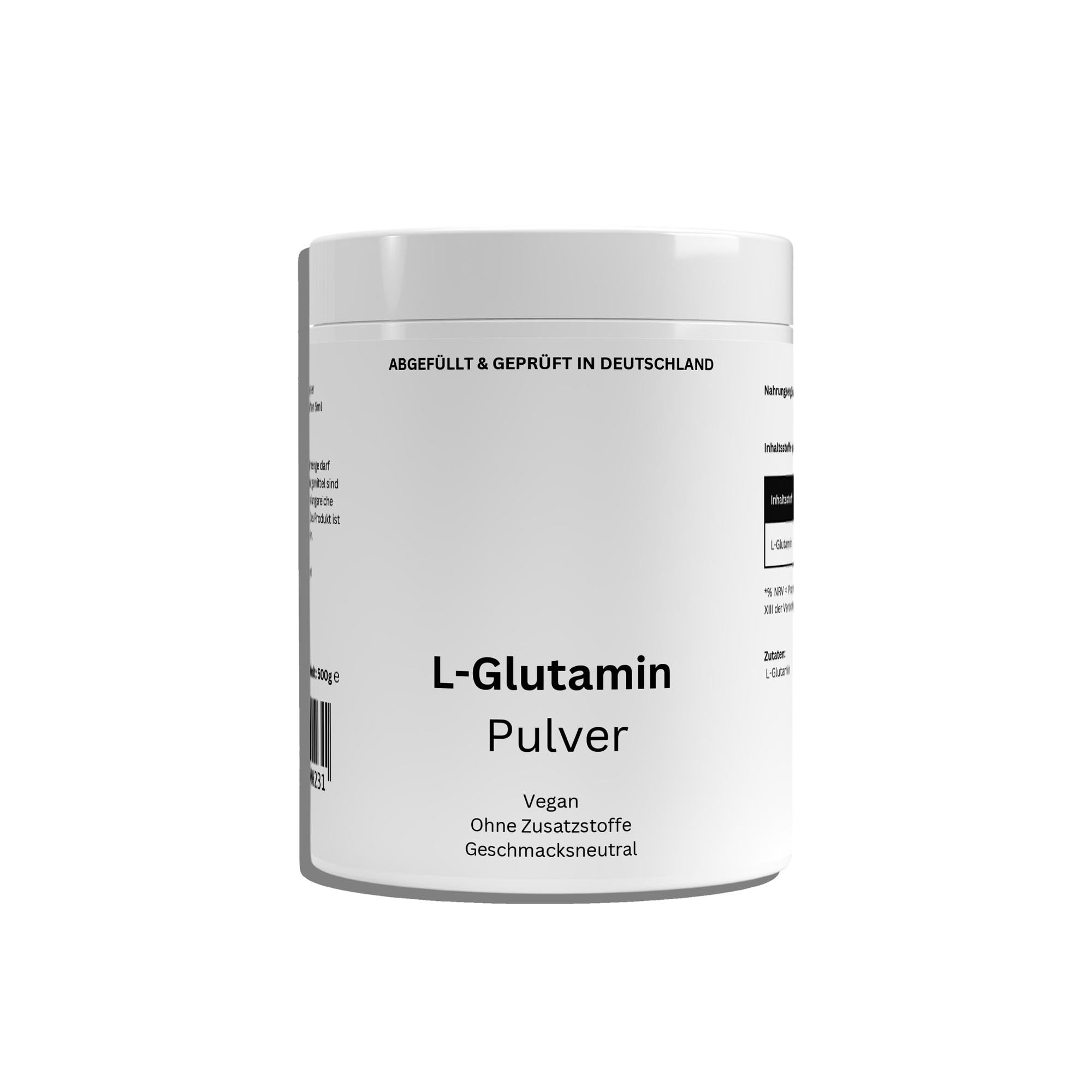 L-Glutamin Pulver – Muskelaufbau & Regeneration