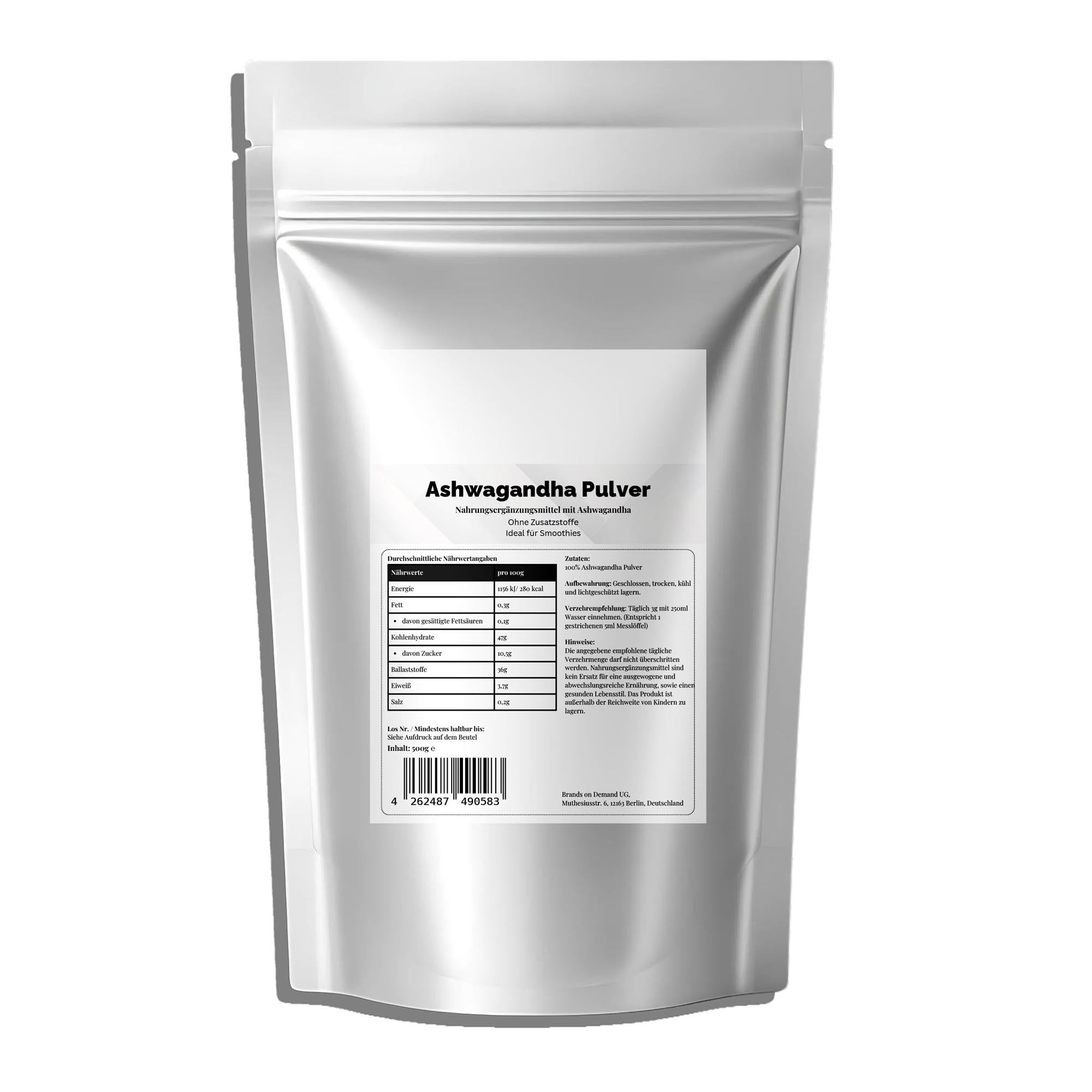 Ashwagandha Pulver – Stress & Entspannung