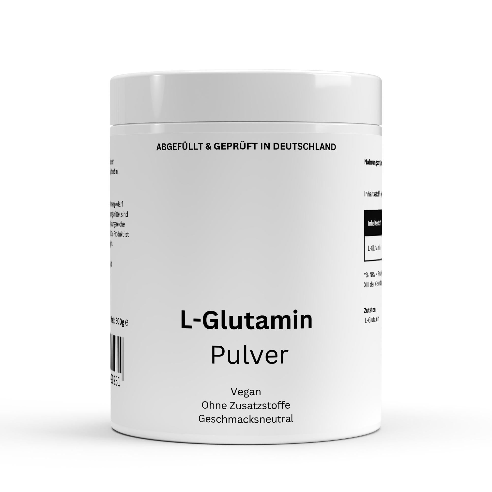 L-Glutamin Pulver – Muskelaufbau & Regeneration
