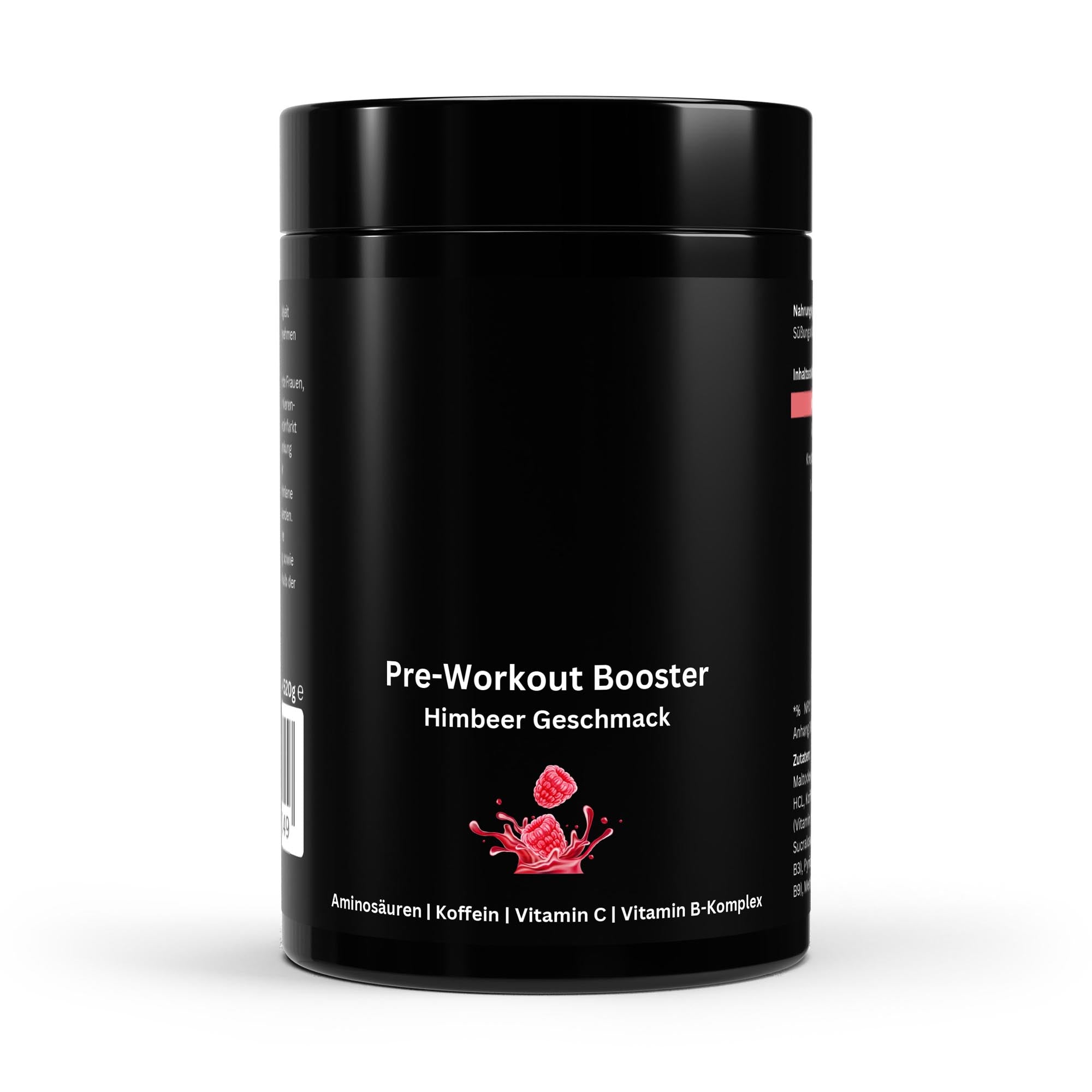 Pre-Workout Himbeere – Energie & Fokus