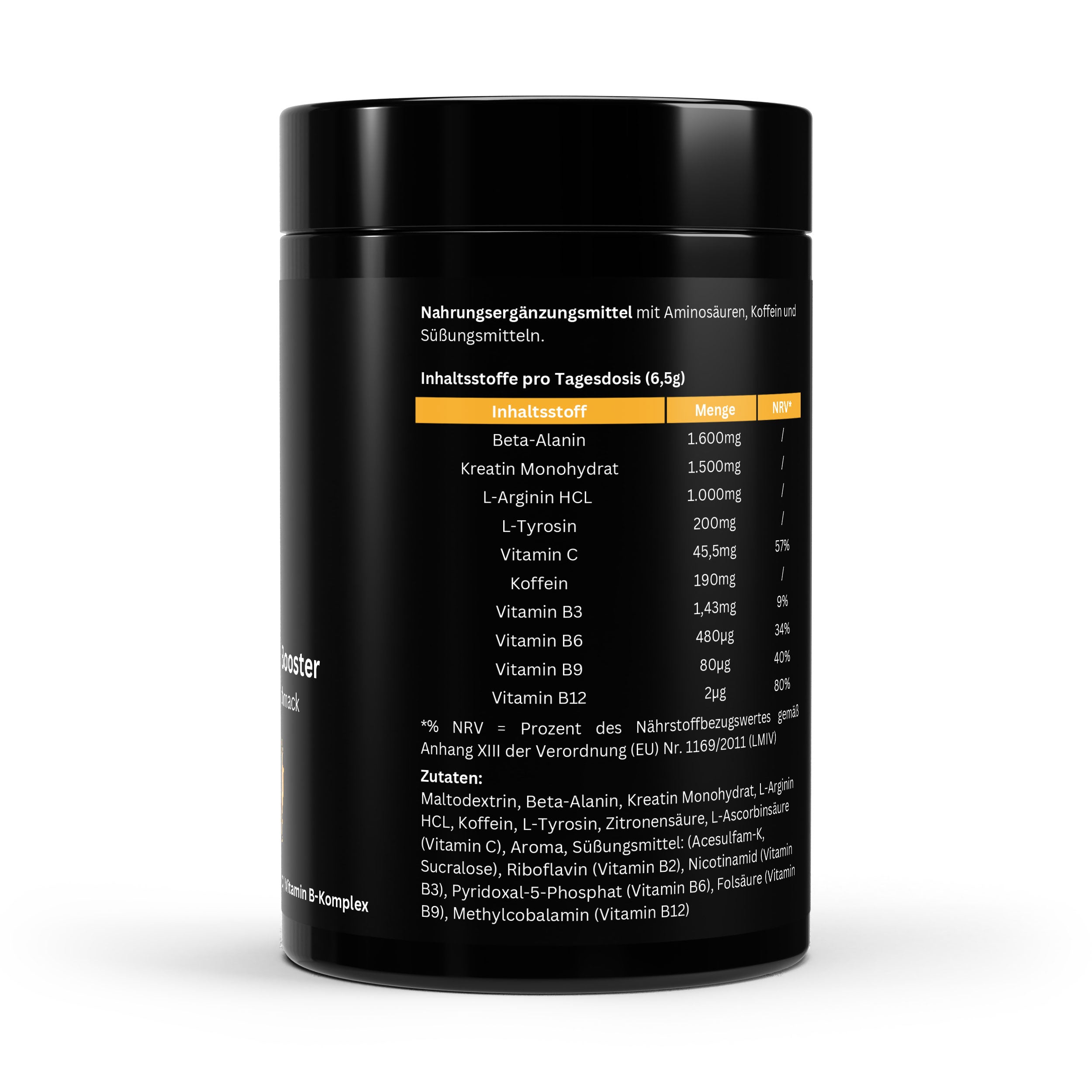 Pre-Workout Orange – Energie & Fokus